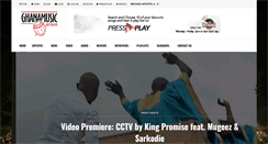 Desktop Screenshot of ghanamusic.com